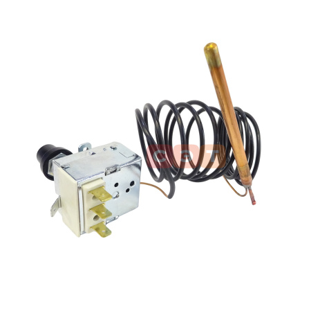 Термостат аварийный (Медведь KLOM/KLZ v16) позолоченный 90°- 110°